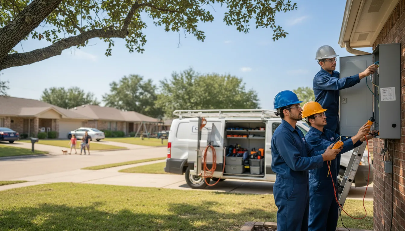Certified electrician providing emergency electrical services in Cotter, AR